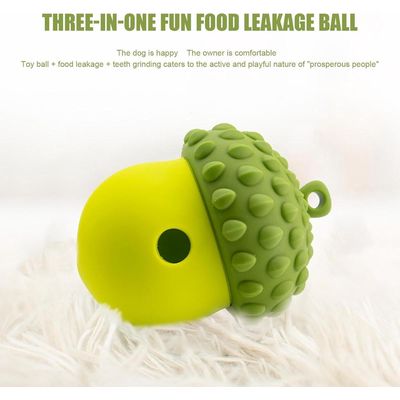 ZENITHMIND Distributeur de friandises pour chien vert