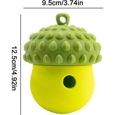 ZENITHMIND Distributeur de friandises pour chien vert