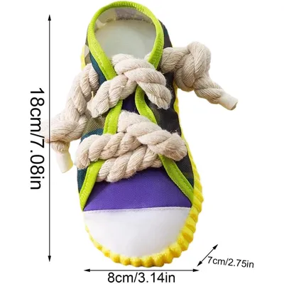 ZENITHMIND Jouet à mâcher pour Chien Baskets