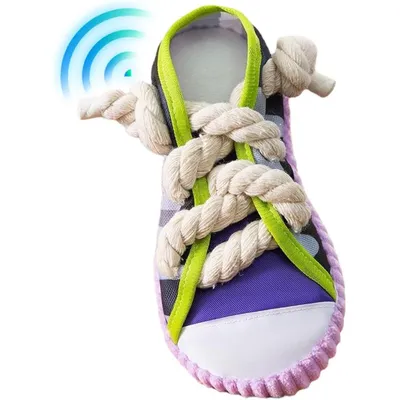 ZENITHMIND Jouet à mâcher pour Chien Baskets