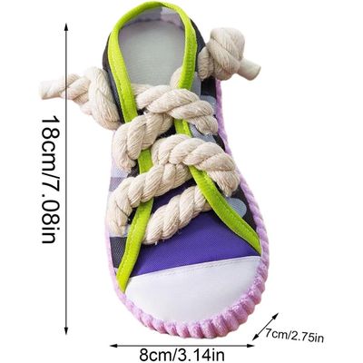 ZENITHMIND Jouet à mâcher pour Chien Baskets