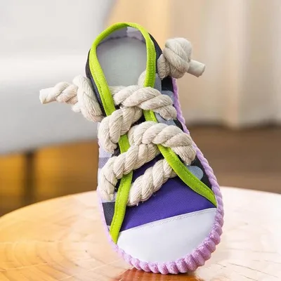 ZENITHMIND Jouet à mâcher pour Chien Baskets