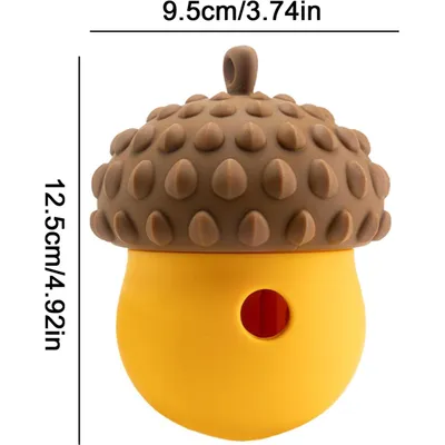 ZENITHMIND Distributeur de friandises pour chien marron