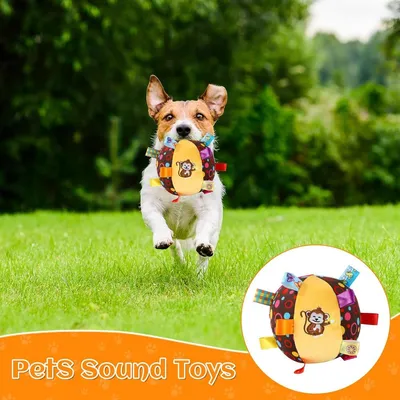 ZENITHMIND Jouet interactif en peluche pour chien