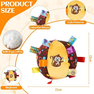 ZENITHMIND Jouet interactif en peluche pour chien