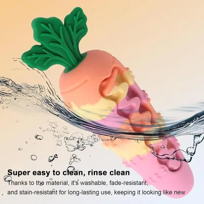 ZENITHMIND Jouets À Mâcher en Silicone en Forme De Carotte pour Chien