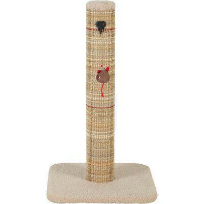 Poteau à griffer Boréal M beige H 70 cm pour chat