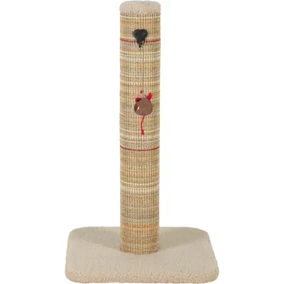 Poteau à griffer Boréal M beige H 70 cm pour chat