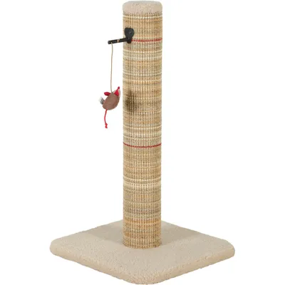 Poteau à griffer Boréal M beige H 70 cm pour chat