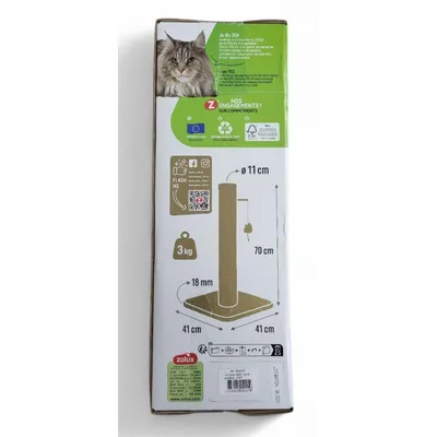 Poteau à griffer Boréal M vert H 70 cm pour chat