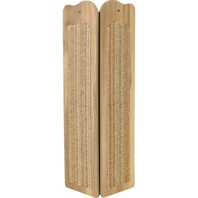 zolux - Griffoir d'angle Boréal beige 15 x 15 x H 60 cm pour chat