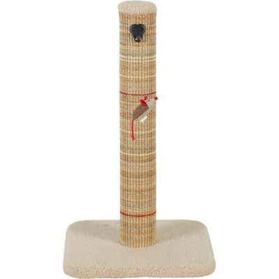Poteau à griffer Boréal M beige H 60 cm pour chat