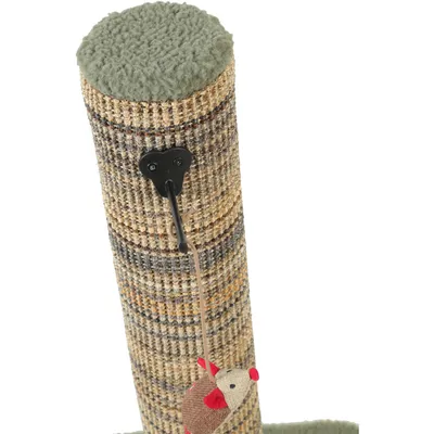Poteau à griffer Boréal M vert H 60 cm pour chat