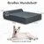 Giantex Orthopädisches Hundebett Aus Graphene-Memory-Schaum, Mit Kopfstütze Giantex Orthopädisches Hundebett Aus Graphene-Memory-Schaum, Mit Kopfstütze