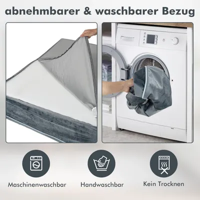 Giantex Orthopädisches Hundebett Aus Graphene-Memory-Schaum, Mit Kopfstütze Giantex Orthopädisches Hundebett Aus Graphene-Memory-Schaum, Mit Kopfstütze