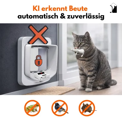 ZeroMOUSE 2.0: Intelligente Beute-Erkennung für Mikrochip-Katzenklappen