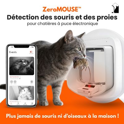 ZeroMOUSE 2.0: Capteur anti-proies pour chatière à puce électronique