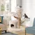 Giantex Arbre à Chat 102CM en Bois de Poirier,Griffoir,Pompon Suspendu Giantex Arbre à Chat 102CM en Bois de Poirier,Griffoir,Pompon Suspendu