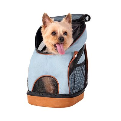 Sac à dos léger et amusant pour animaux de compagnie en denim