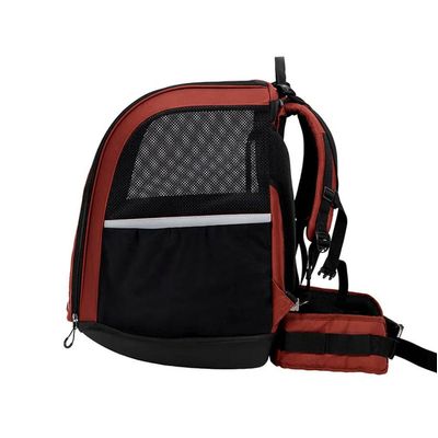 Sac à dos de transport Champion 3 en 1 pour grand chien - Bordeaux