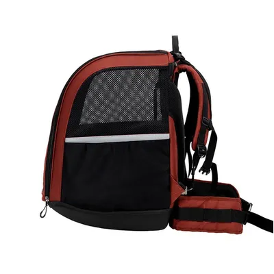 Sac à dos de transport Champion 3 en 1 pour grand chien - Bordeaux