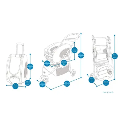 Sac de transport multifonction à roulettes Eva Pet - Rose vif