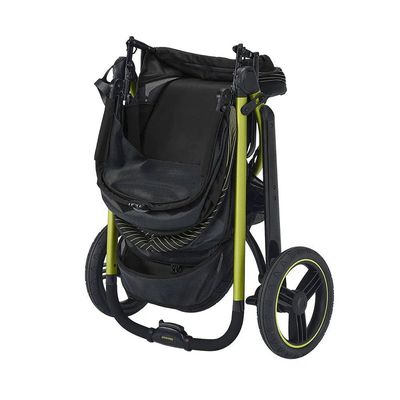 Poussette de jogging pour animaux de compagnie The Beast - Noir de jais