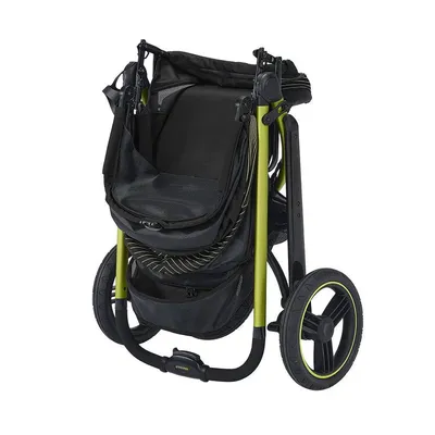 Poussette de jogging pour animaux de compagnie The Beast - Noir de jais