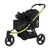 Poussette de jogging pour animaux de compagnie The Beast - Noir de jais