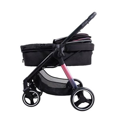 Poussette rétro luxe pour animaux jusqu'à 30 kg – Prism Black
