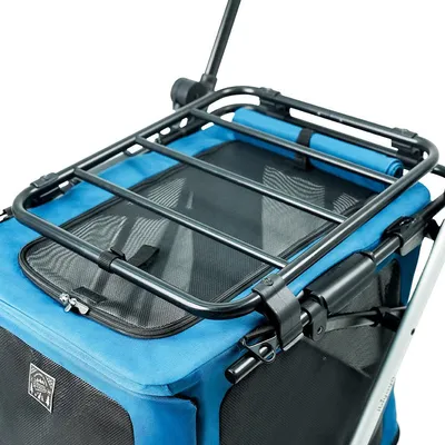 Poussette pliable et cage BigBuddy 2 en 1 - Camel
