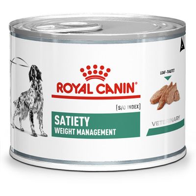 ROYAL CANIN - Patée chien VET DOG SATIETY WEIGHT   (12x195g)