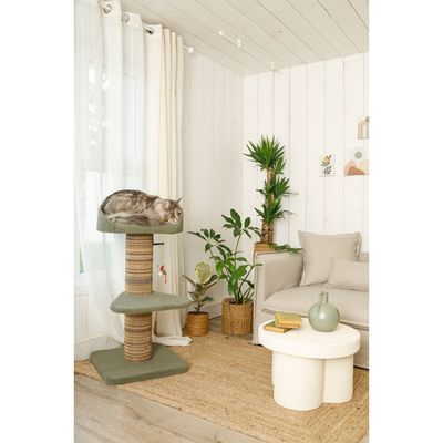 Arbre à chat boréal 95 cm vert pour grand chat