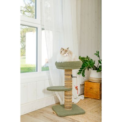 Arbre à chat Boréal 70 cm vert pour chat