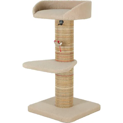 Arbre à chat boréal 95 cm beige pour grand chat