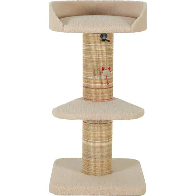 Arbre à chat boréal 95 cm beige pour grand chat
