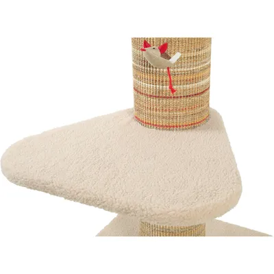 Arbre à chat boréal 95 cm beige pour grand chat