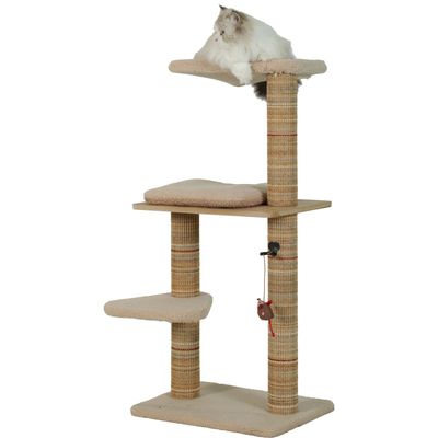 zolux - Arbre à chat boréal 105 cm beige pour chats