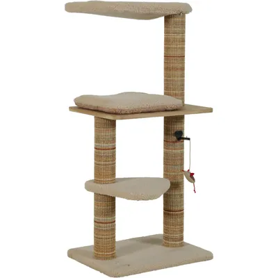 Arbre à chat boréal 105 cm beige pour chats