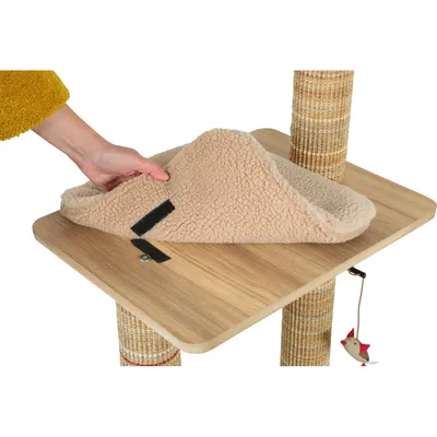 Arbre à chat boréal 105 cm beige pour chats