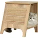 Console griffoir Boréal 3 en 1 S beige pour chat max 5 kg