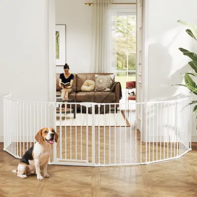 Barrière de sécurité en métal pour chien 61 x 75 cm