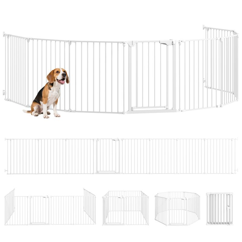 Barrière de sécurité en métal pour chien 61 x 75 cm