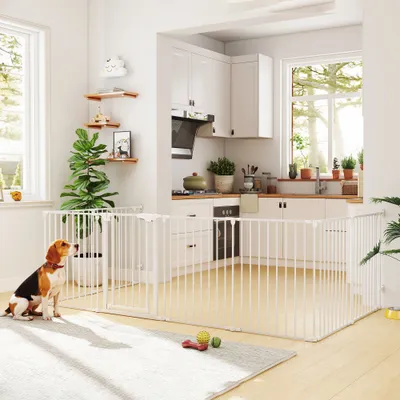 Barrière de sécurité en métal pour chien 61 x 75 cm