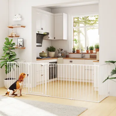 Enclos pliable et modulable pour chien 6 panneau Enclos pliable et modulable pour chien 6 panneau