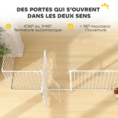 Enclos pliable et modulable pour chien 6 panneau Enclos pliable et modulable pour chien 6 panneau