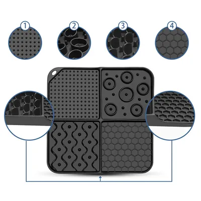 Lick Mat Tapis à lécher pour chien avec ventouses