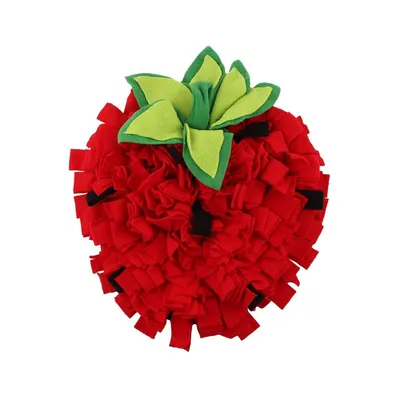 Tapis d'alimentation pour chiens, Motif fraise