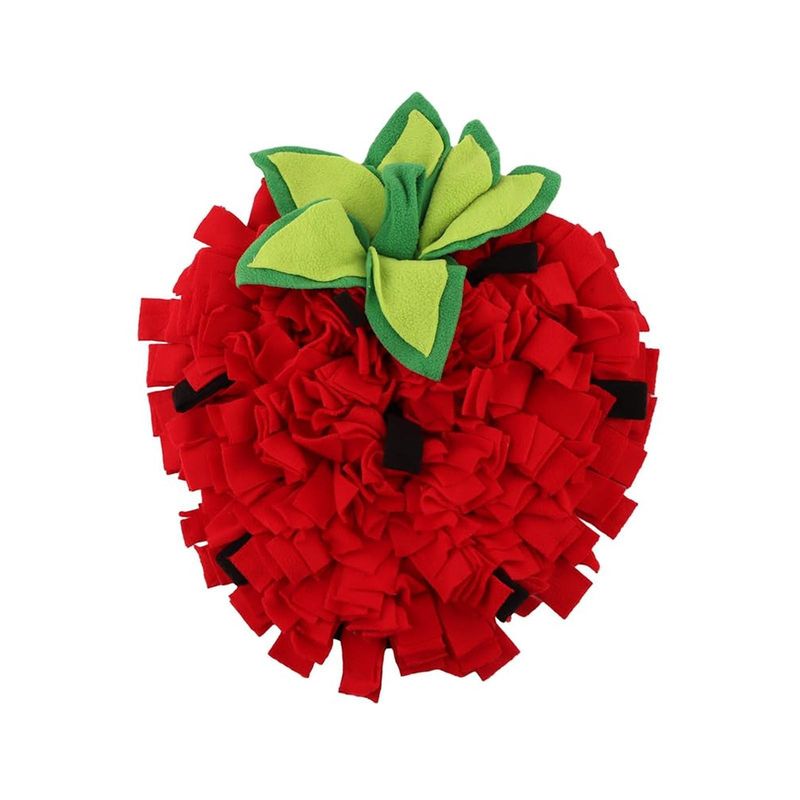 Tapis d'alimentation pour chiens, Motif fraise