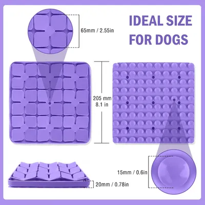 Silicone Gamelle d'alimentation Lente Éducatrice pour Chiens